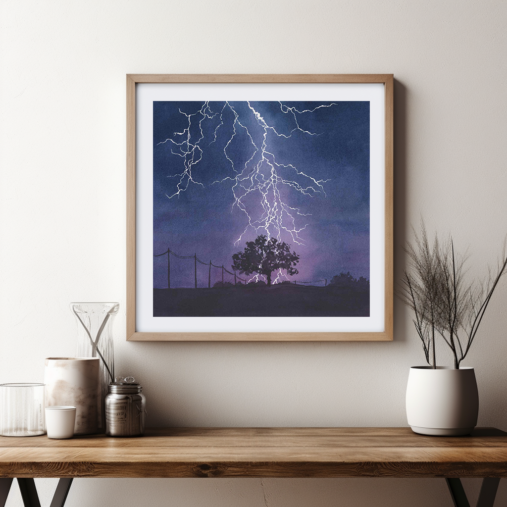 Lonely Tree (Original Painting)